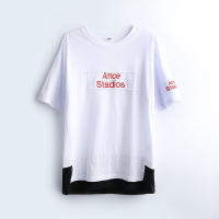 VINCIFAM 夏装男士2019新款潮流上衣春装男生宽松半袖打底衫短袖t恤