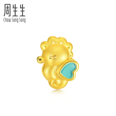 周生生(CHOW SANG SANG)黄金(足金)Charme串珠系列海马转运珠 91228C 定价