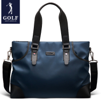 高尔夫GOLF防水柔软男士单肩手提包商务包时尚潮流男包休闲公文包男士包包