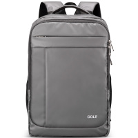 高尔夫GOLF时尚学生背包防水男士双肩包大容量可容纳15.6英寸电脑包多功能笔记本包