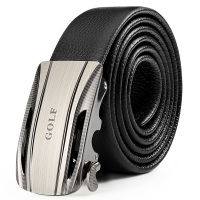 高尔夫GOLF头层牛皮皮带男自动扣商务休闲腰带裤带男士