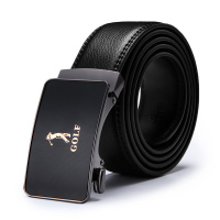 高尔夫GOLF男士牛皮自动扣皮带商务休闲时尚腰带耐磨潮流裤带送礼礼盒装
