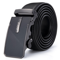 高尔夫GOLF自动扣男士皮带耐磨牛皮腰带时尚闪亮扣头经典商务