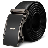 高尔夫GOLF真牛皮自动扣皮带男士腰带男商务休闲皮带礼盒