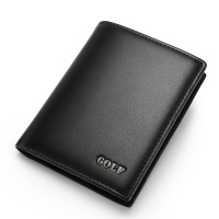 高尔夫GOLF头层牛皮男士钱包 柔软耐磨牛皮男款钱包男士钱包短款钱夹