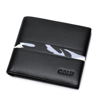 高尔夫GOLF个性迷彩头层牛皮男士钱包休闲商务横款钱夹多卡位礼盒装柔软耐磨