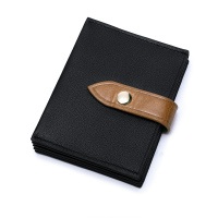 高尔夫GOLF头层牛皮证件卡包撞色时尚风琴卡位轻便小巧休闲商务银行卡片夹