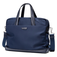 高尔夫GOLF男士手提包 休闲帆布包 尼龙布配牛皮单肩包