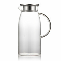 凉水壶玻璃耐高温家用大容量杯耐高温果汁凉白开茶壶套装冷水壶