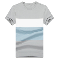 袋鼠(DAISHU) 2019夏季新品 时尚简约圆领短袖T恤DSA2E344A