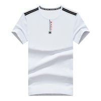 袋鼠(DAISHU) 2019夏季新品 青年纯色简约时尚百搭修身圆领短袖t恤 DS0108809