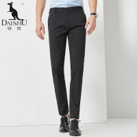 袋鼠(DAISHU) 2019夏季新品 舒适棉质弹力商务休闲裤 WLC2057126