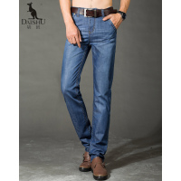 袋鼠(DAISHU) 2019夏季新品 薄款舒适直筒商务休闲牛仔裤 KC2259815G50