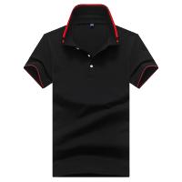 袋鼠(DAISHU) 夏季薄款棉质亲肤商务翻领短袖t恤 DS03T18302CY1