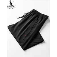 袋鼠(DAISHU) 夏季冰凉透气薄款系带松紧腰五分短裤 DS7400871S1