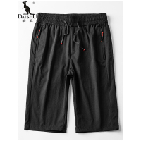 袋鼠(DAISHU) 夏季薄款松紧腰系带休闲短裤 DS7400966S1