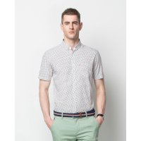 袋鼠(DAISHU) 夏季时尚千鸟格修身薄款商务休闲衬衫 HS2750902