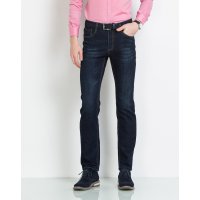 袋鼠(DAISHU) 中年棉质舒适弹力直筒修身商务休闲牛仔裤 JQ2255237