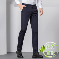 袋鼠(DAISHU) 春夏款舒适简约修身商务休闲裤DS0700813 卡其色