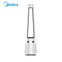 美的（Midea）无叶风扇空气净化扇家用立式落地扇静音塔扇遥控 AMS150-C 1