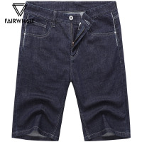 马克华菲牛仔短裤男2019夏季新款五分裤韩版男裤中裤牛仔裤裤子