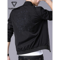 马克华菲夹克男外套2019秋季刺绣棒球服潮牌韩版潮流帅气秋装新款