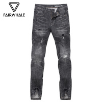 马克华菲牛仔裤男修身2019秋季男士休闲韩版男装新款小脚长裤子男