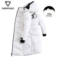 马克华菲羽绒服男中长款2020冬季白色加厚保暖休闲冬装外套新款