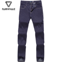 马克华菲牛仔裤男2021春季休闲蓝色修身小脚新款青年直筒裤子男裤