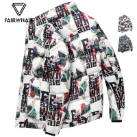 马克华菲羽绒服男短款2020冬季新款印花加厚立领帅气潮牌外套潮流