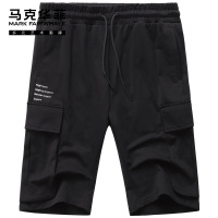 马克华菲短裤男2020新款五分运动休闲针织工装大口袋5分夏天裤子