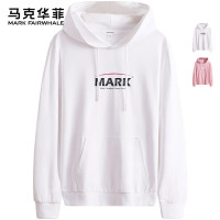 马克华菲卫衣男连帽2021春季新款男士情侣潮春秋潮牌白色宽松ins