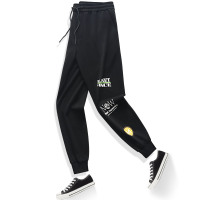 马克华菲束脚运动休闲裤男2020秋季新款潮牌潮流撞色印花卫裤ins