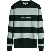 马克华菲毛衣男条纹针织衫2020秋冬新款韩版修身潮流个性打底衫潮