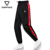 马克华菲运动休闲裤男秋季韩版潮流系绳束脚小脚秋冬跑步裤子潮