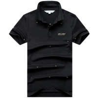 马克华菲polo衫男士短袖T恤2021夏季新款碎花刺绣高端大牌潮牌