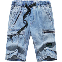 马克华菲工装五分牛仔短裤男2021夏季新款潮浅色宽松薄款潮牌ins