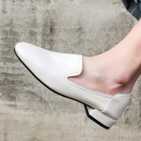 格瑞迪欧牛皮舒适软皮奶奶鞋文艺女鞋森系真皮单鞋灰色皮鞋中低跟软底开车鞋女621