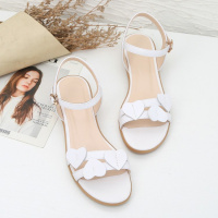 Tiauny2020新款搭裙子穿的鞋子百搭学生休闲一字带平底凉鞋仙女风61-9