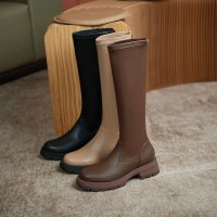 格瑞迪欧女鞋显瘦及膝高筒靴时尚平跟长筒骑士靴马靴2021年新款长靴Z081