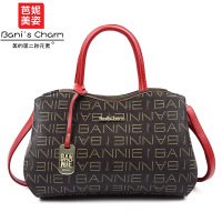 芭妮美姿手提包秋冬欧美气质职业单肩斜挎包简约潮大容量18-906