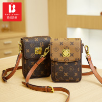 芭妮美姿手机包夏季新款时尚小包斜挎包女复古印花高级感小众包包948