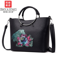 芭妮美姿新款软皮小包包女士时尚简约大容量单肩斜挎女包2037-1