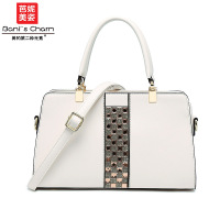 芭妮美姿欧美时尚简约气单肩斜挎包女手提女神镶钻包2042