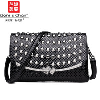 芭妮美姿秋季镶钻手拿包气质宴会包百搭单肩斜跨小包8868-3
