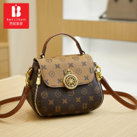 芭妮美姿高级女包新款高档印花百搭大容量手提斜挎包22408