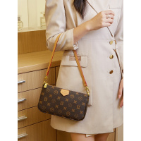 芭妮美姿明星同款女包软皮老花包个性单肩包宽肩带斜挎小包腋下包231069