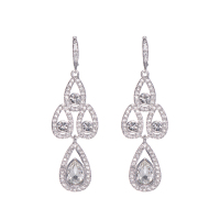 GIVENCHY纪梵希奢华系列施华洛世奇人造水晶长款女士耳坠