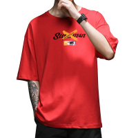 IKOPPOI 2019夏季新款男士纯棉短袖t恤宽松五分袖上衣印花潮牌 TX900-6