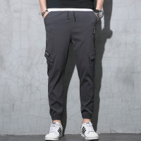 IKOPPOI男士休闲裤男工装九分裤宽松大码K9068